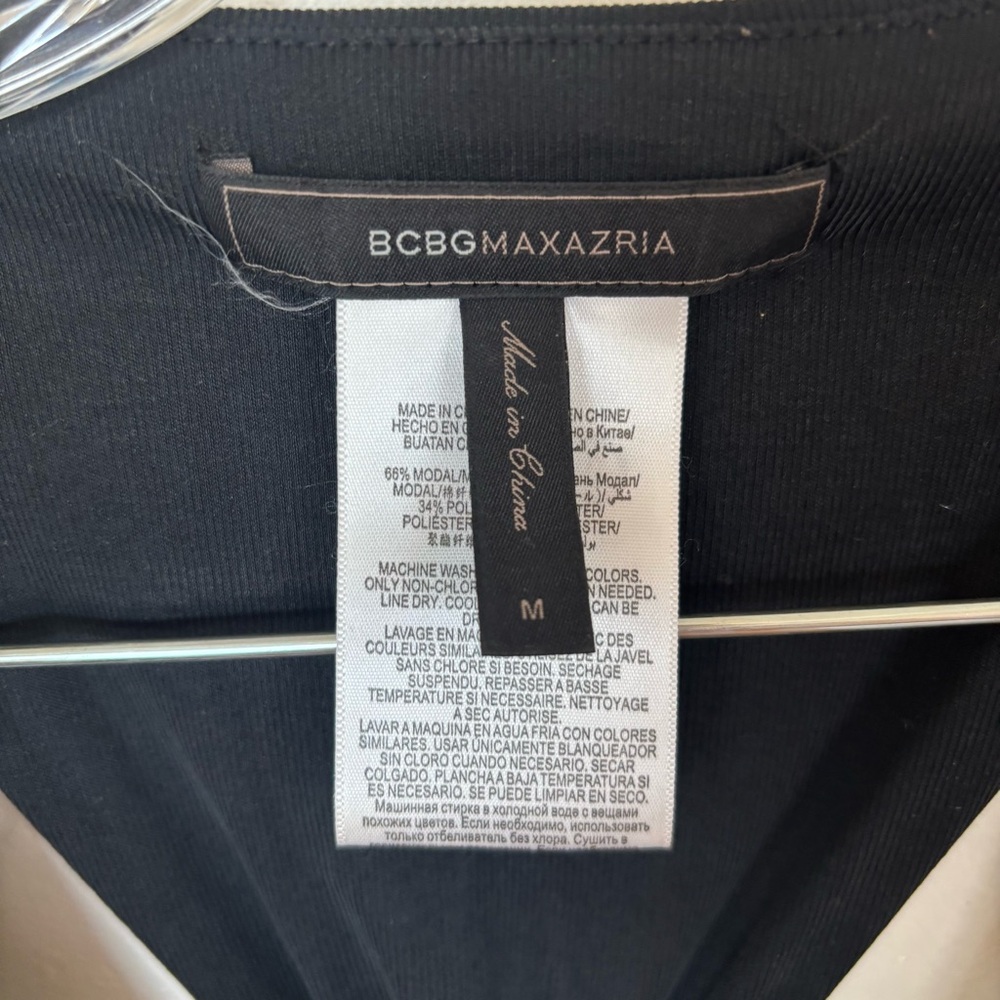 BCBGMaxAzria Black Backless Cut Out Sundress - Picture 4 of 5
